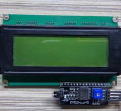 LCD کاراکتری 4×20 بک لایت سبز به همراه درایور I2C