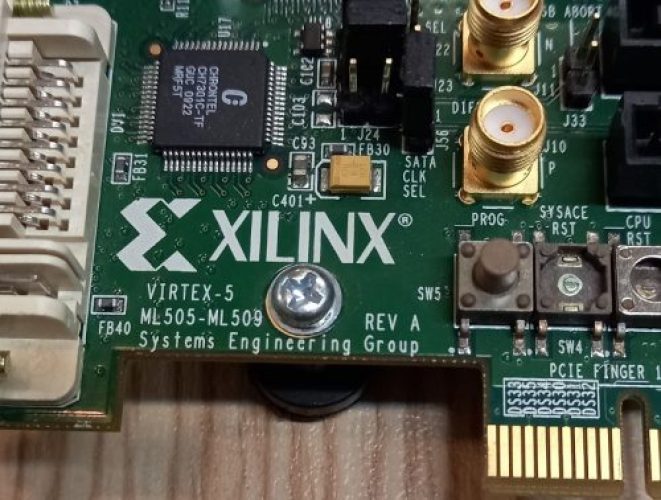 Xilinx Virtex-5 FPGA ML505-ML509 | سامانه پالت- انبار قطعات مازاد الکترونیک