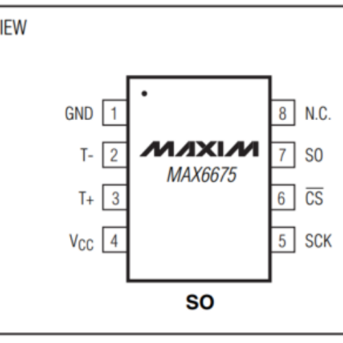 آی سی مبدل ترموکوپل Max6675ISA+T