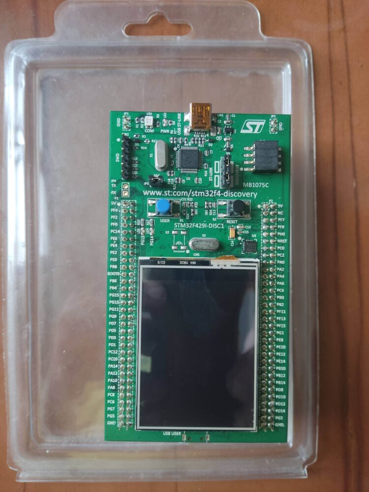 stm32f429 discovery board | سامانه پالت- انبار قطعات مازاد الکترونیک