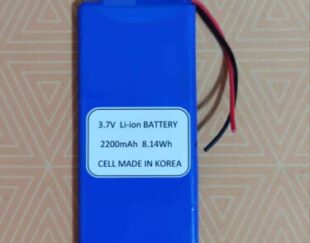 باتری لیتیوم 3.7V 2200mAh دارای برد محافظ