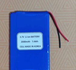 باتری لیتیوم 3.7V 2000mAh دارای برد محافظ