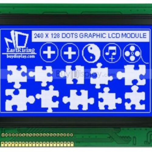 Blue LCD 240×128 TouchScreen Graphic Module Display RA6963 Controller