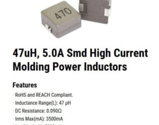 سلف قدرت 47 میکرو هانری(3.5 آمپر)-smd molded power inductor (WHC1040)-47UH