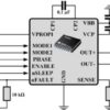 DRV8801-DMOS Full-Bridge Motor Drivers- درایور موتور DC با خروجی PWM قابل تنظیم