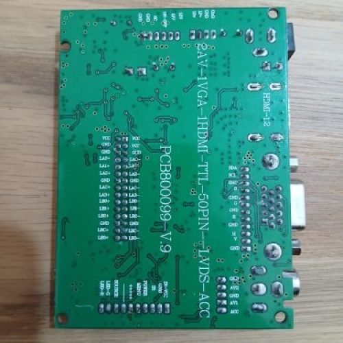برد lcd 7تا 10 اینچ vga .hdmi.lvds