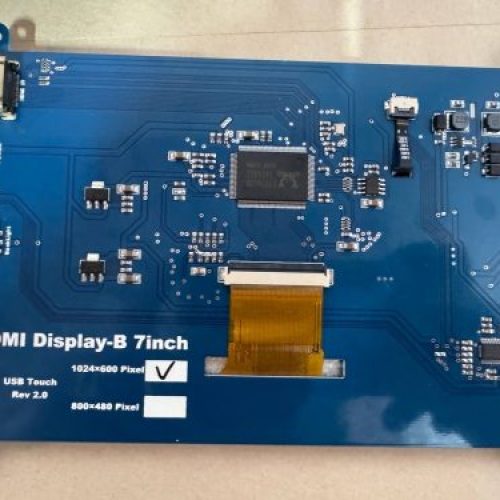 نمایشگر 7 اینچ با پورت hdmi با تاچ خازنی تایپ B