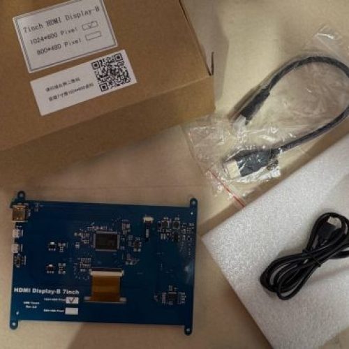نمایشگر 7 اینچ با پورت hdmi با تاچ خازنی تایپ B
