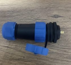 کانکتور نظامی آبی رنگ ضد آب و رطوبت دو پین