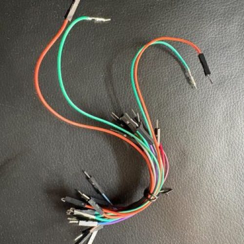 Breadboard (1 عدد) و جامپر کابل 10CM (22 عدد)