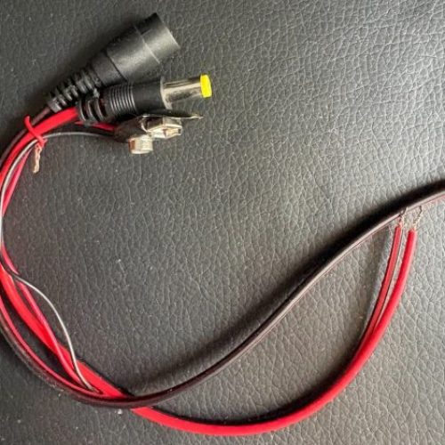 کابل تغذیه DC: کانکتور آداپتور به درایور موتور (Male) (1 عدد) کابل تغذیه DC: کانکتور آداپتور به درایور موتور (Female) (1 عدد) کابل تغذیه DC: کانکتور باطری 9V کتابی (1 عدد)