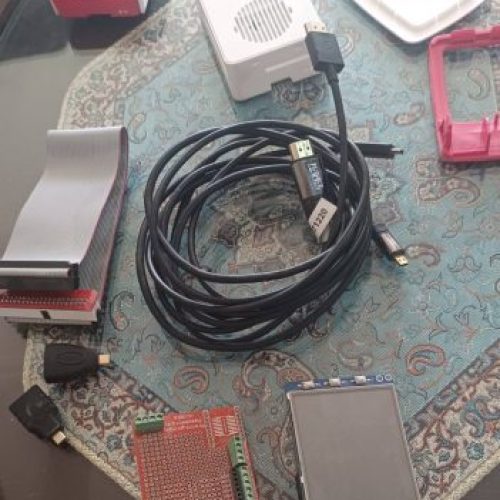 Raspberry pi4b ram8gb با تمام تجهیزات در حد نو