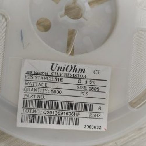 مقاومت 51 اهم 5% سایز 805