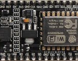 برد توسعه NodeMcu دارای هسته وای فای ESP8266 و مبدل CH340