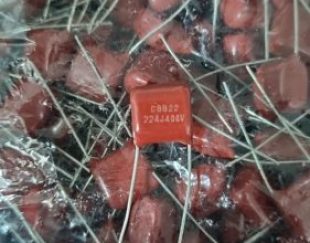 خازن پلی استر 220نانو فاراد 400 ولت (224J 400v)